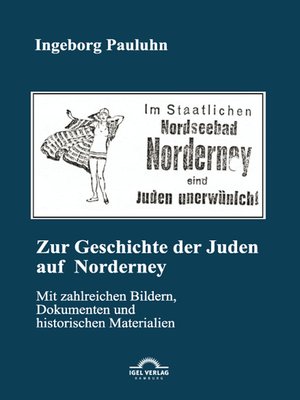 cover image of Zur Geschichte der Juden auf Norderney